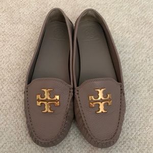 Tory Burch Gray Driver Loafers